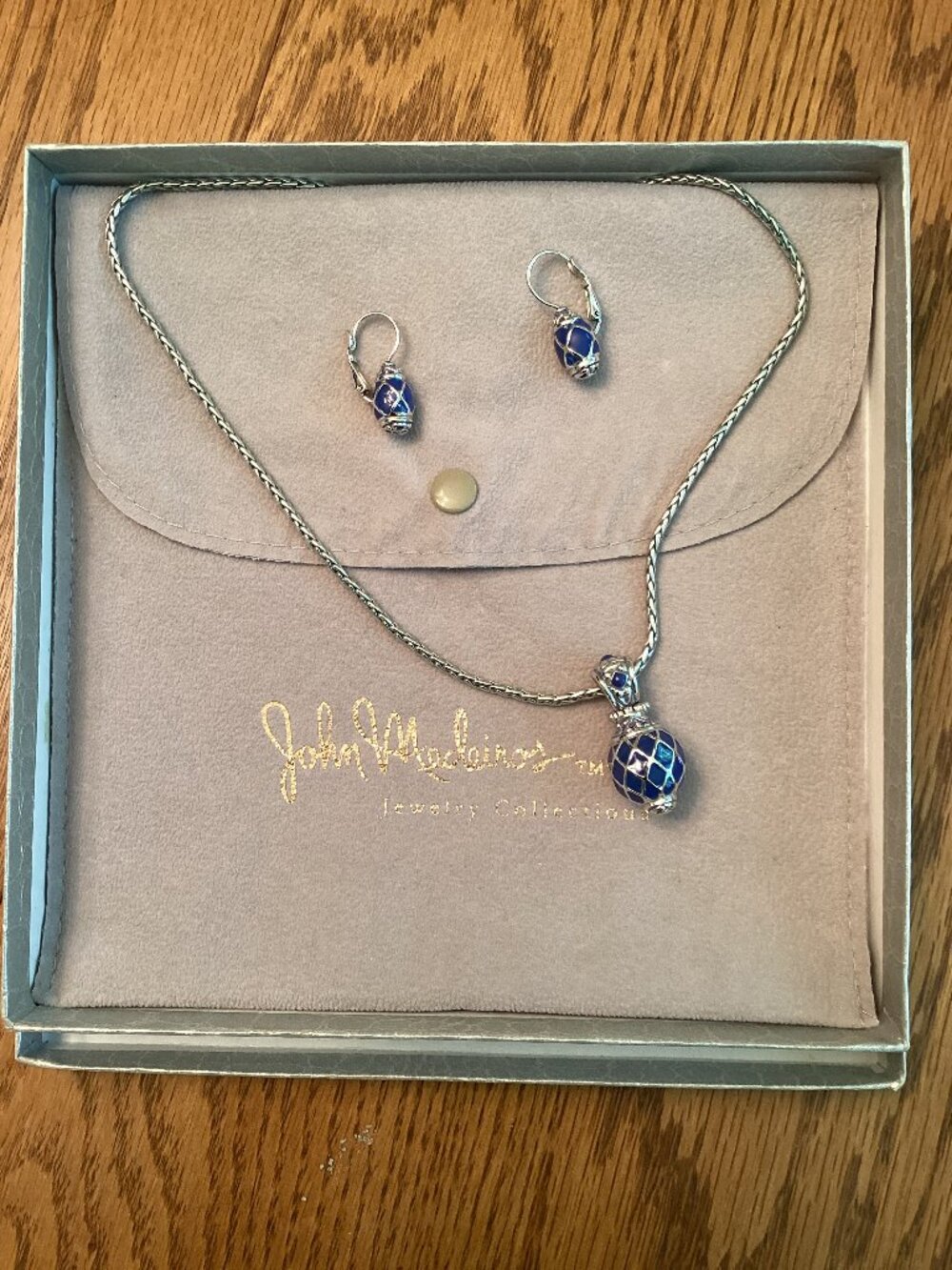 John Medeiros necklace and matching earrings